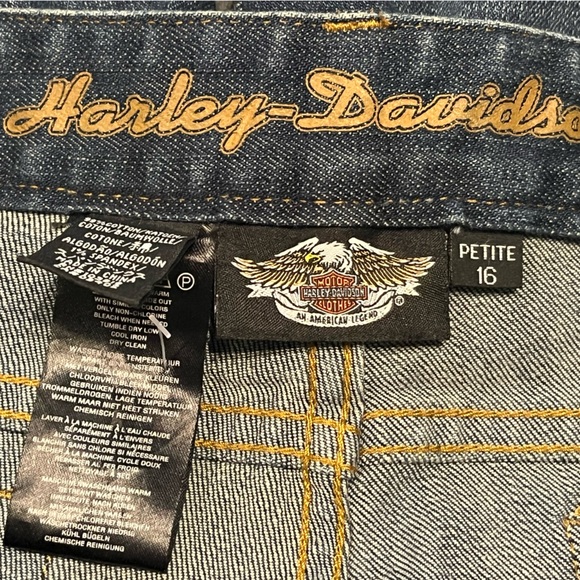 Harley Davidson Women’s Jeans Size 16P‎ - Picture 3 of 5